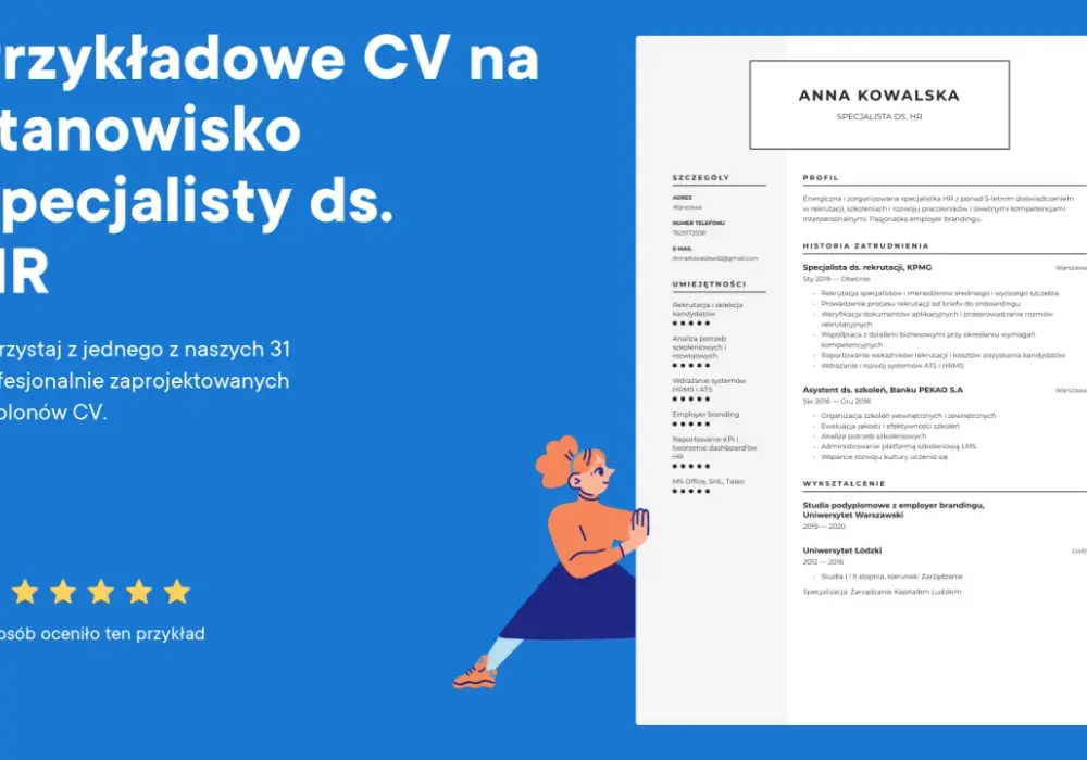 CV na staż w HR - jak opisać kompetencje miękkie bez szablonów?
