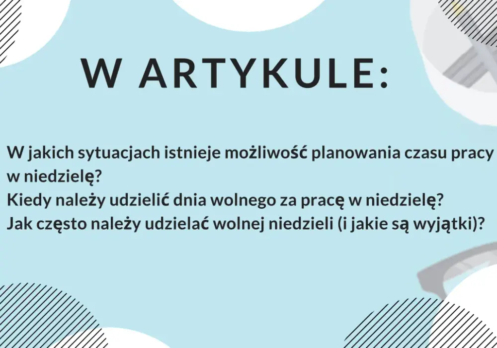 Delegacja w niedzielę i święto - Jak rozliczyć czas pracy i wolne?