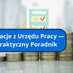 Staż z urzędu pracy a założenie własnej działalności gospodarczej po programie. Pieniądze i lista zadań na tle miasta.