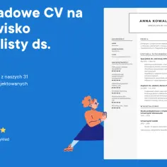 CV specjalisty ds. HR z sekcją Umiejętności, gdzie wpisano m.in. rekrutację, employer branding. Idealne dla kandydatury na staż w dziale HR.